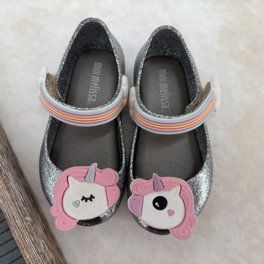 Mini Melissa Silver Unicorns